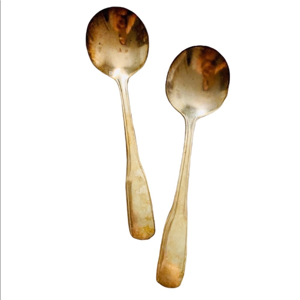 Genuine Silver Soup Spoons